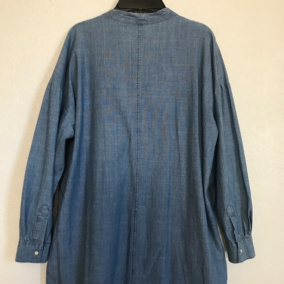 Zara Light Denim Oversized Dress - Picture 6 of 8